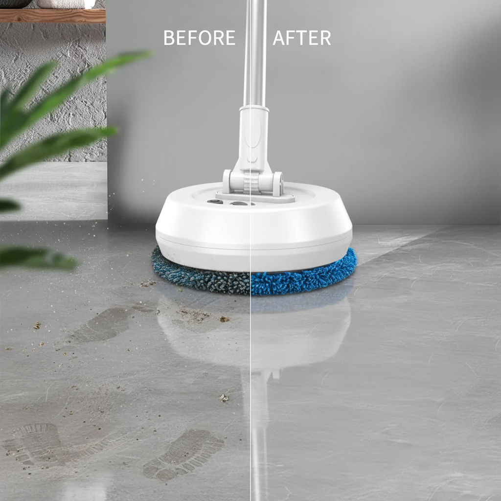Mop Électrique Rotatif 180°