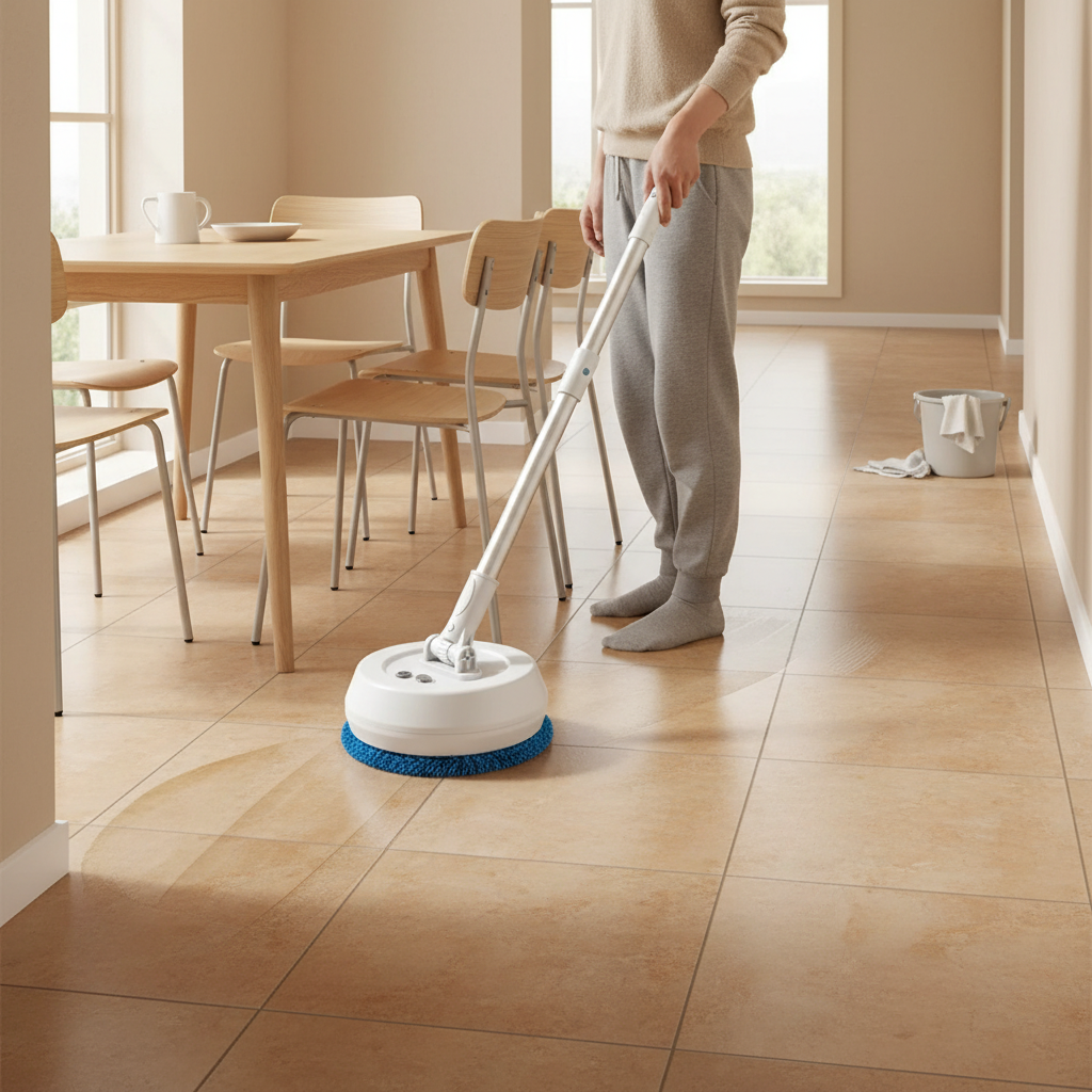 Mop Électrique Rotatif 180°